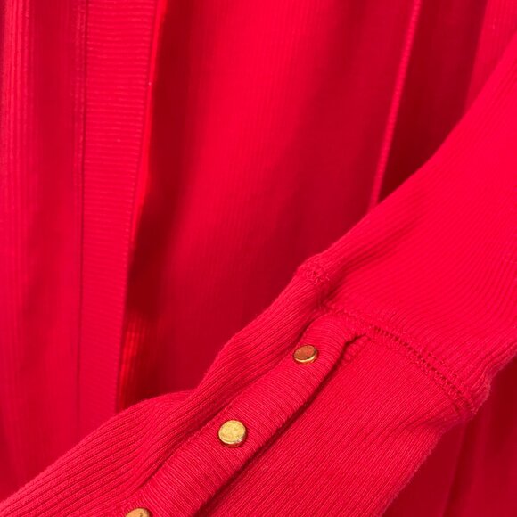 MICHAEL KORS Red Cardigan - Size Small - Picture 3 of 5